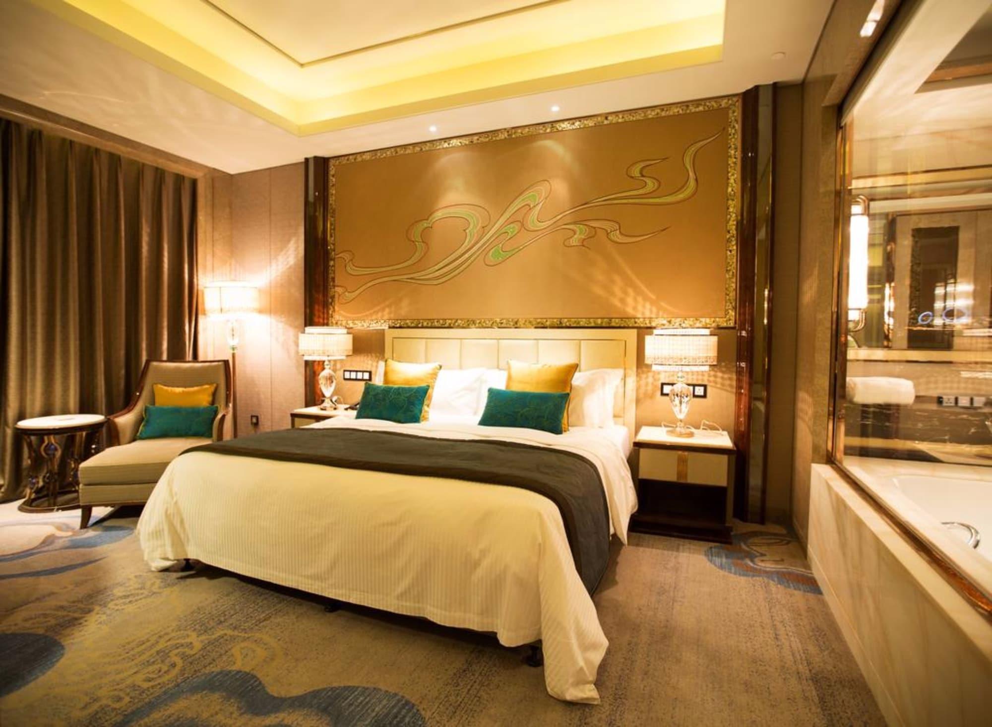 Hotel Wanda Vista Lanzhou Exterior foto